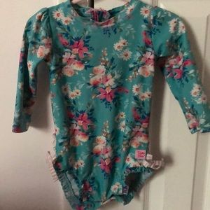 Gently worn ruffle butts bathing suit